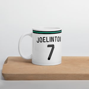 Joelinton Newcastle United 3rd Kit 24/25 Mug, NUFC Coffee Tea Ceramic Mug, Gift for Him, Birthday Housewarming Gift for Dad