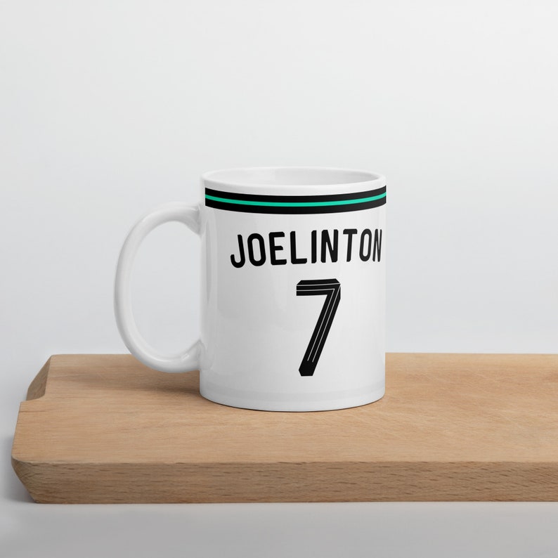 Joelinton Newcastle United 3rd Kit 24/25 Mug, NUFC Coffee Tea Ceramic Mug, Gift for Him, Birthday Housewarming Gift for Dad