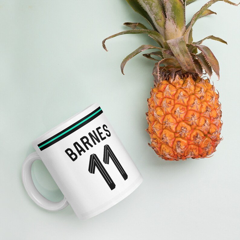 Harvey Barnes Newcastle United 3rd Kit 24/25 Mug, NUFC Coffee Tea Ceramic Mug, Gift for Him, Birthday Housewarming Gift for Dad