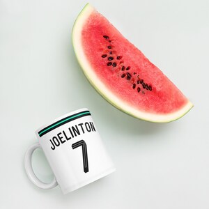 Joelinton Newcastle United 3rd Kit 24/25 Mug, NUFC Coffee Tea Ceramic Mug, Gift for Him, Birthday Housewarming Gift for Dad