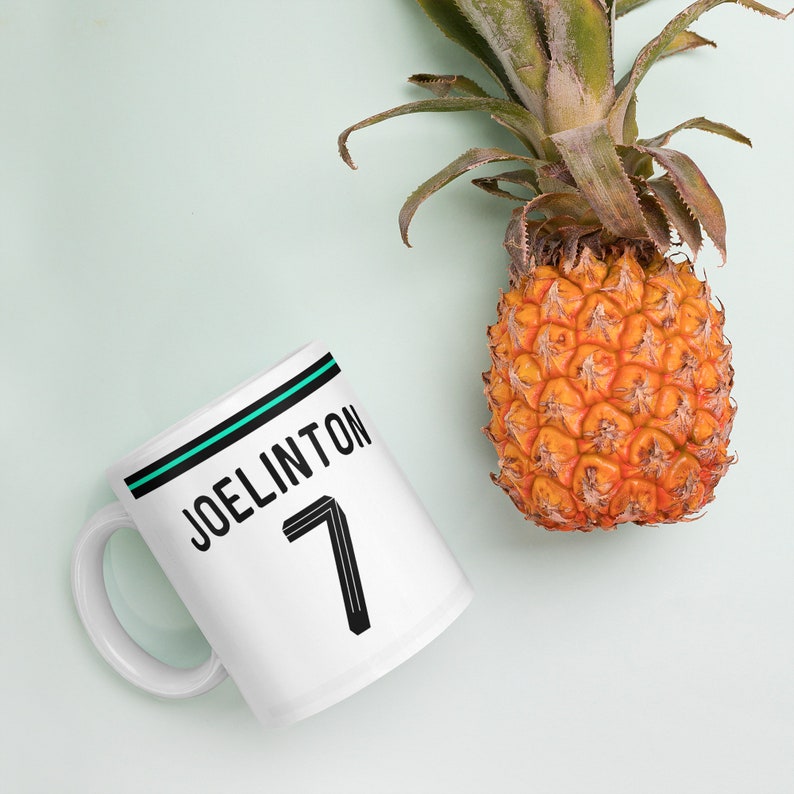 Joelinton Newcastle United 3rd Kit 24/25 Mug, NUFC Coffee Tea Ceramic Mug, Gift for Him, Birthday Housewarming Gift for Dad