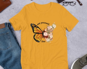 Women's t-shirt set yourself free