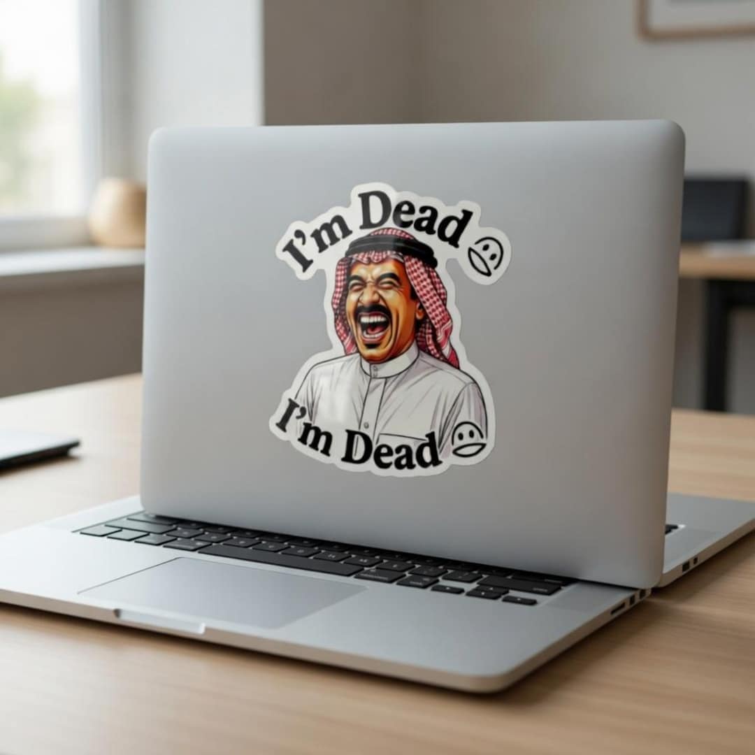 Funny Arab Man Meme Sticker - "i'm Dead" - Etsy UK