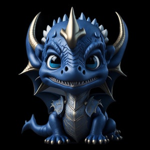 3D Drachen Clipart Bundle Baby Drachen Clipart, Blauer Drache PNG Bundle, 3D Drache PNG, 3D Fantasy Clipart, Drache Digitale Datei Digitaler Drache