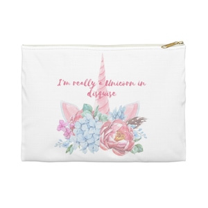 Unicorn in Disguise Accessory Pouch