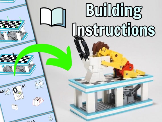 LEGO Building Instructions Hangover Automata Made With LEGO Bricks Designed by Tonyflow76 Etsy
