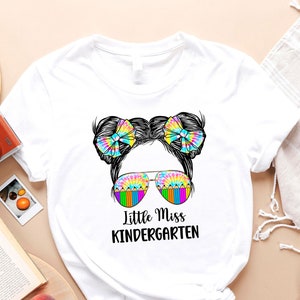 Little Miss Kindergarten Shirt, Back to School Tee, Kindergarten Tee, School Shirt, Kindergarten Outfit, 1st Day of School, Preschool Shirt