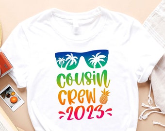 Cousin Crew 2023 T-Shirt, Cousin Vacation Shirt, Summer Vacation Shirt, Gift For Cousin, Beach Crew Shirt, Summer Crew Shirts, Crew 2023 Tee