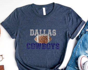 Dallas Cowboys Shirt, Game Day T-shirt, American Football Teams Tee, Husband Sport Shirt, Football Fan Boyfriend Tee, Yay Football Day Shirt
