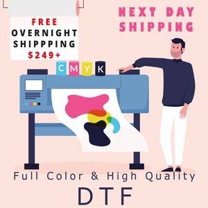 DTF Print, Full Color DTF, Custom Transfer, Ready to Apply, Wholesale Gang Sheet, Iron On T-shirt, Heat Transfers, Bulk Logo Sheet