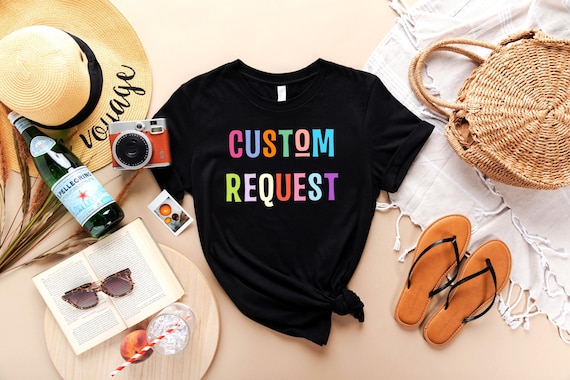 Custom Design Shirt, Personalized Design Tee, Custom Logo T-Shirt, Your Text Shirt, Business Logo Shirt