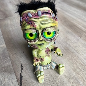 Handmade Frankenstein Figurine/ Sculptiure