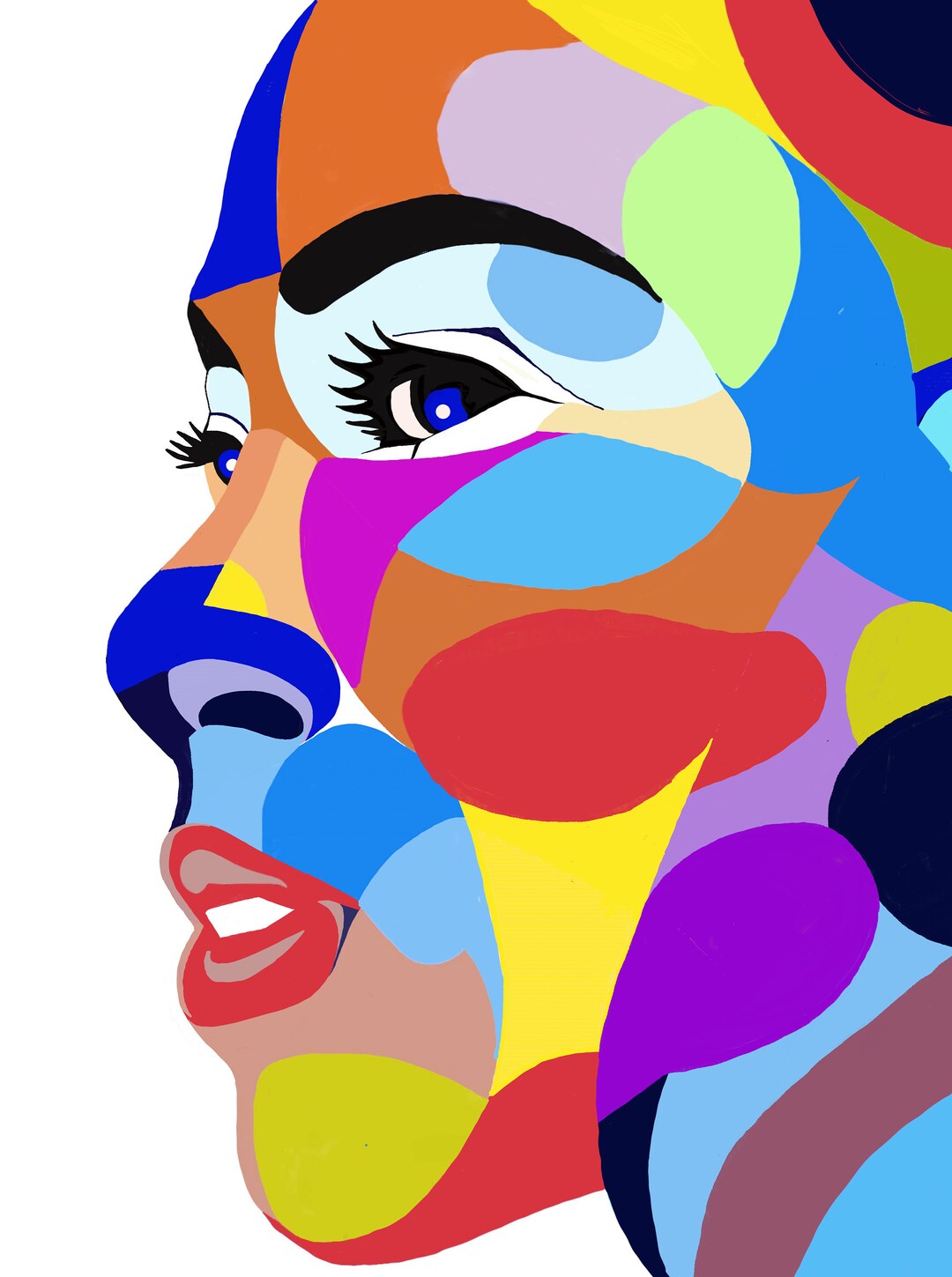 Colorfull Digital Art Prints Digital Painting Prints Etsy