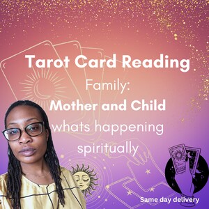 Diepgaande familielezing - moeder en kind - tarotkaartlezing - levering op dezelfde dag.