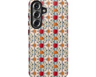 Apple Orange Fruit Pattern Protective Phone Case (iPhone 17 Series Compatible)
