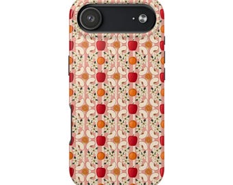 Apple & Oranges Pink Phone Case | Tough Protective Case