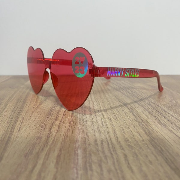 Eras Tour Heart Glasses - Etsy UK
