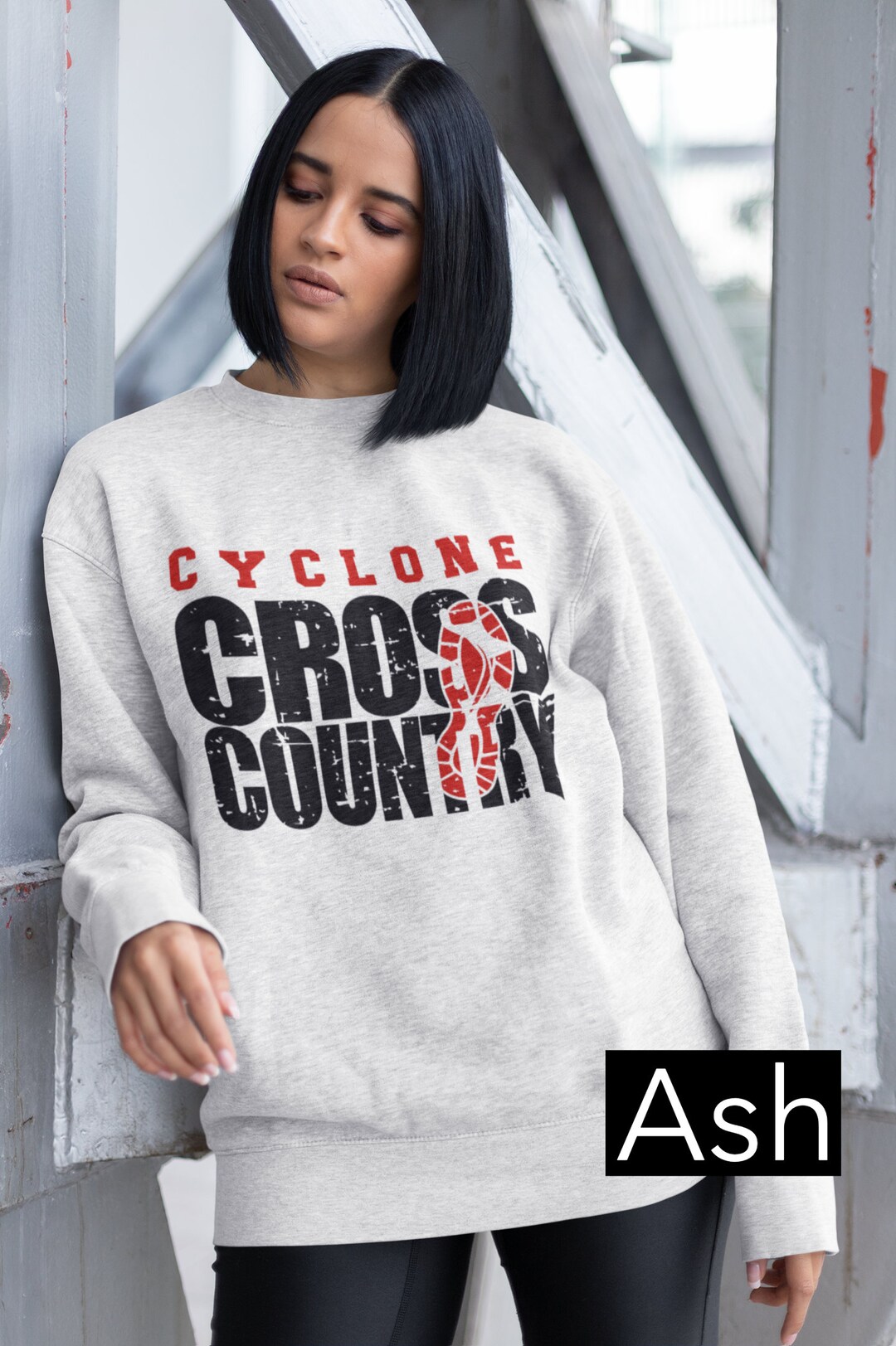 Cyclone Cross Country Footprint Unisex Heavy Blend™ Crewneck Sweatshirt ...
