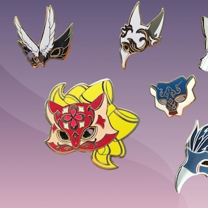 The Arcana - Masquerade Enamel Pins
