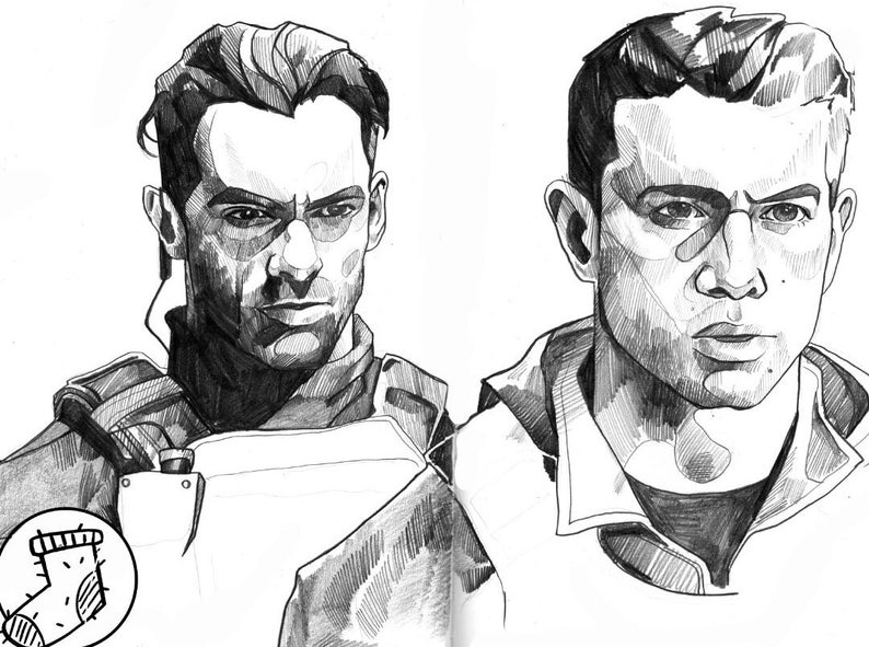 Alejandro and Rudy Cod Print Etsy Australia