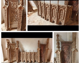 ancient carved altar