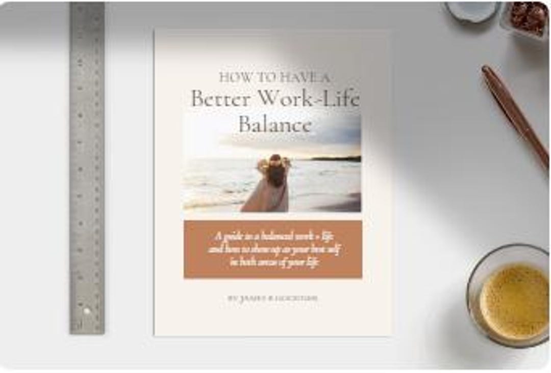 Work-life Balance Ebook | Digital Guide to Productivity, Self-care, and ...