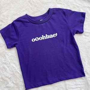 Ube lovers Ooohbae Filipino Kids shirt