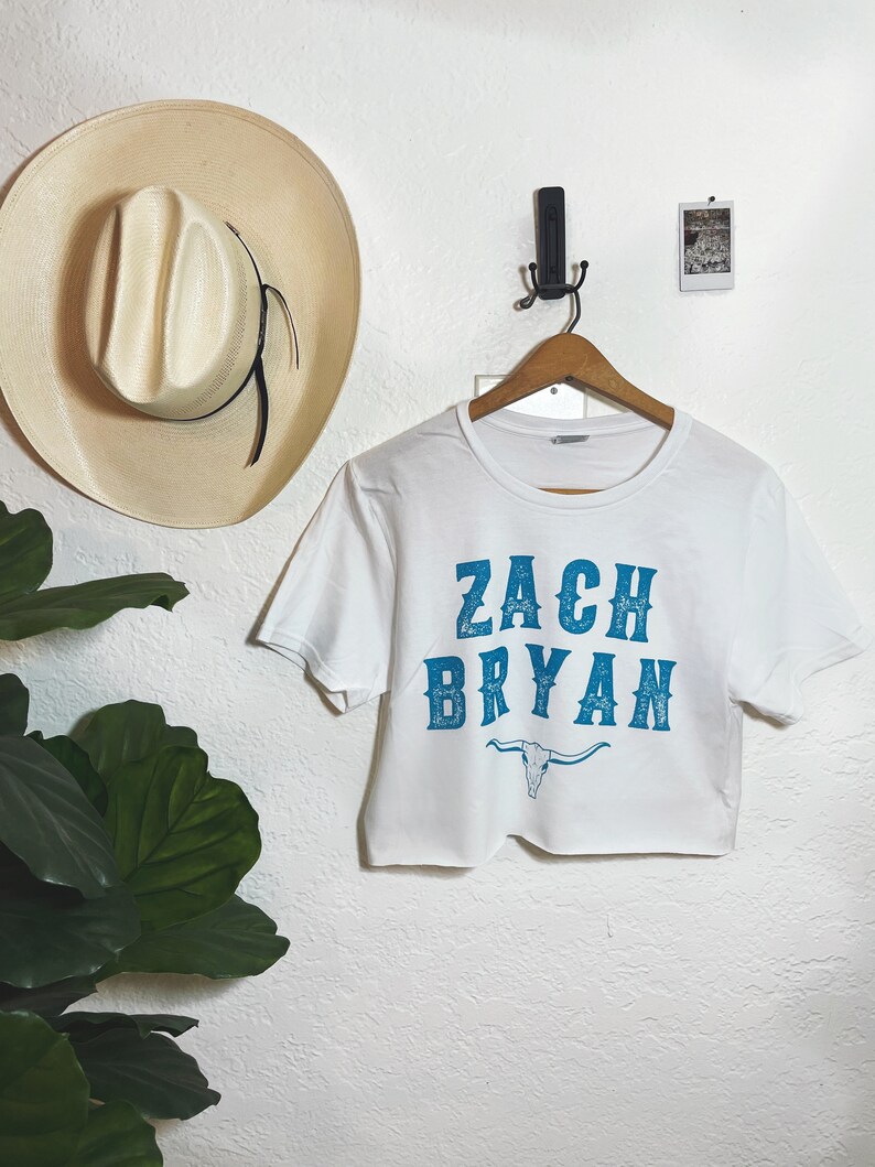 Zach Bryan Cowboy Crop Top Cowboy Chic Clothing Western Etsy