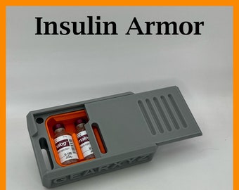 Insulin Armor Protective Case, Storage and Organizer for Humalog, Novalog, Fiasp or Lyumjev