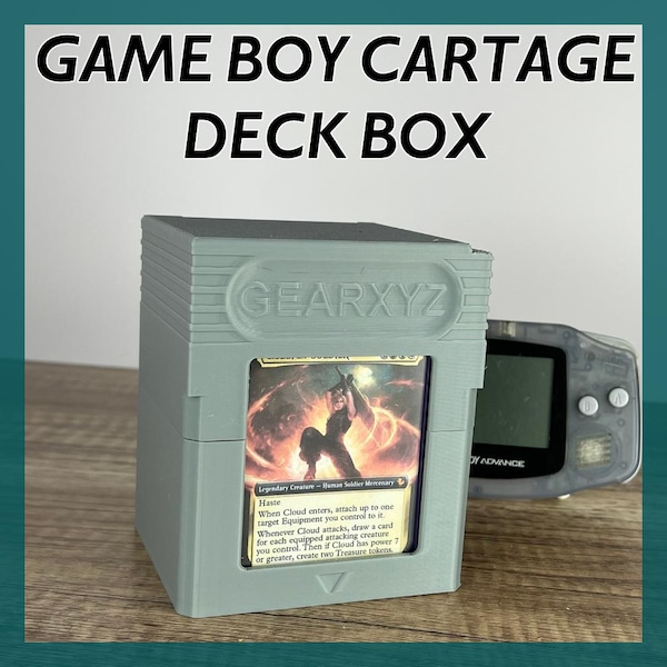 Game Boy Cartridge Deck Box - MTG, Pokemon, Retro, Final Fantasy