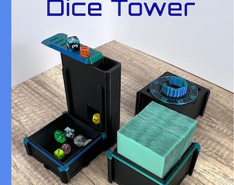 Modular Deck Box & Dice Tower: MetaMorph MonoLith, 100+ Card Capacity