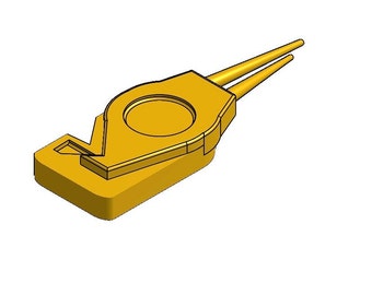Custom Mandalorian Ear Piece - Fits 3D Printed Helmets
