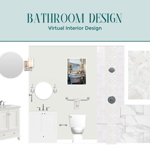Badkamerinterieurontwerp, interieurontwerp op maat, E-design, ontwerp op maat, interieurontwerp, badkamerontwerp, badkamerdecoratie