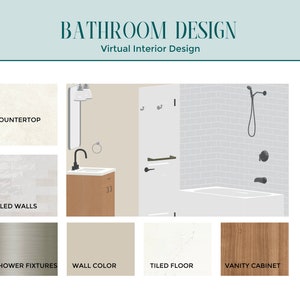 Badkamerinterieurontwerp, interieurontwerp op maat, E-design, ontwerp op maat, interieurontwerp, badkamerontwerp, badkamerdecoratie