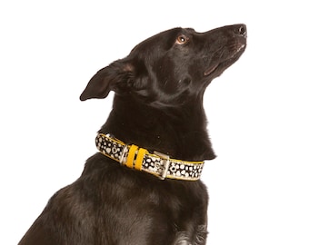 Collar de cuero para perros Signature - Spots