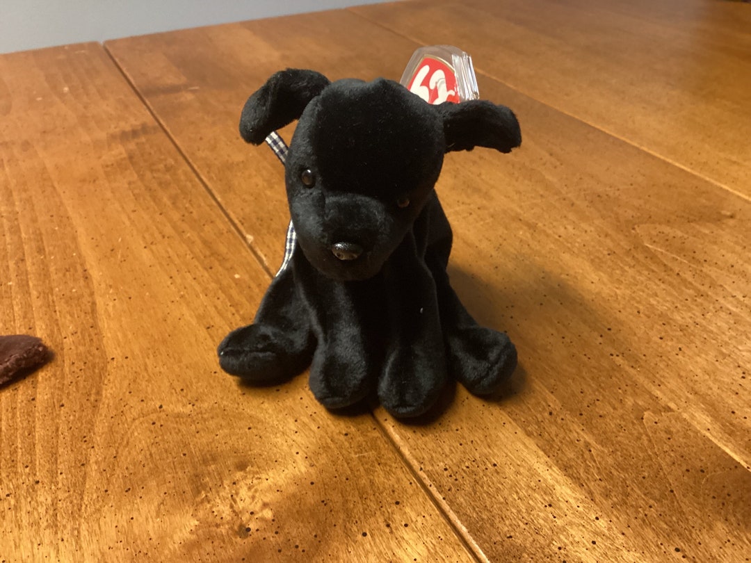 Ty Beanie Baby Luke the Black Lab Etsy