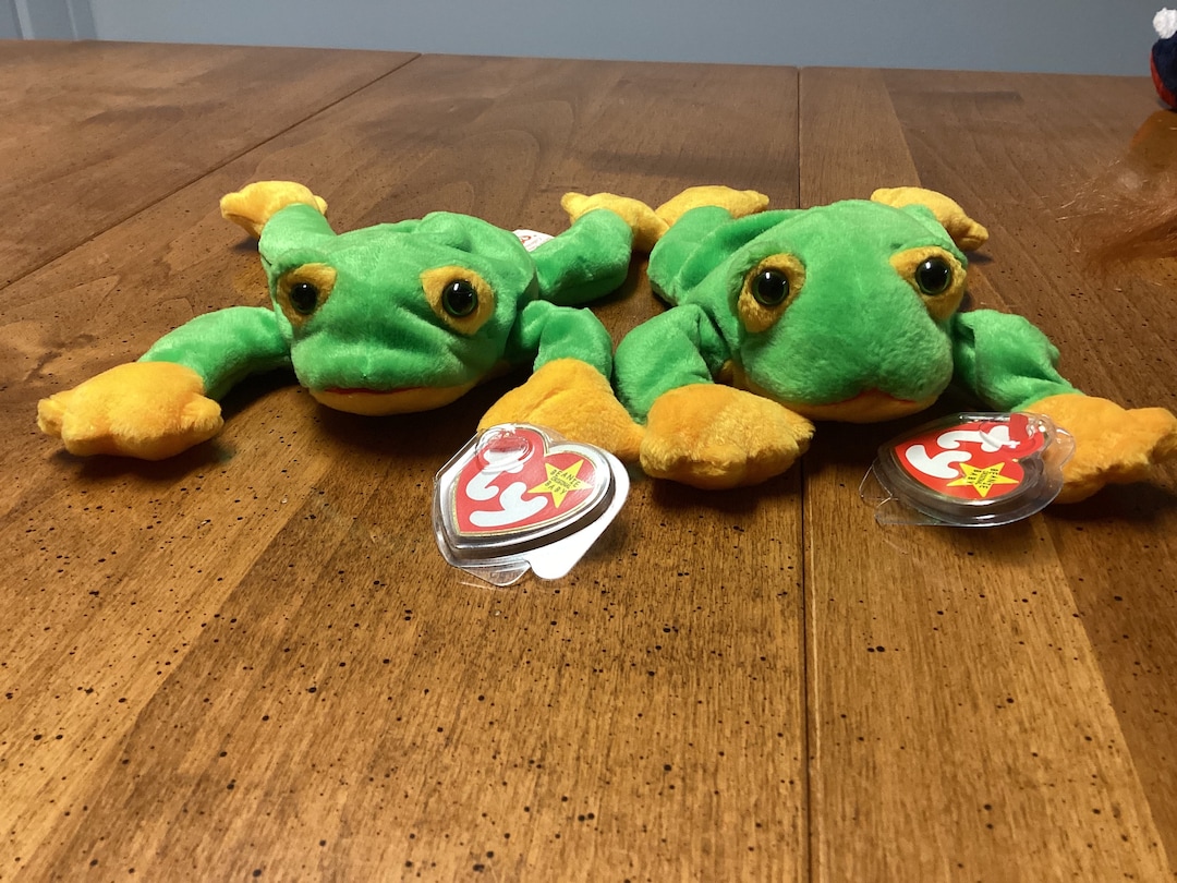 Ty Beanie Baby Smoochy the Frog - Etsy