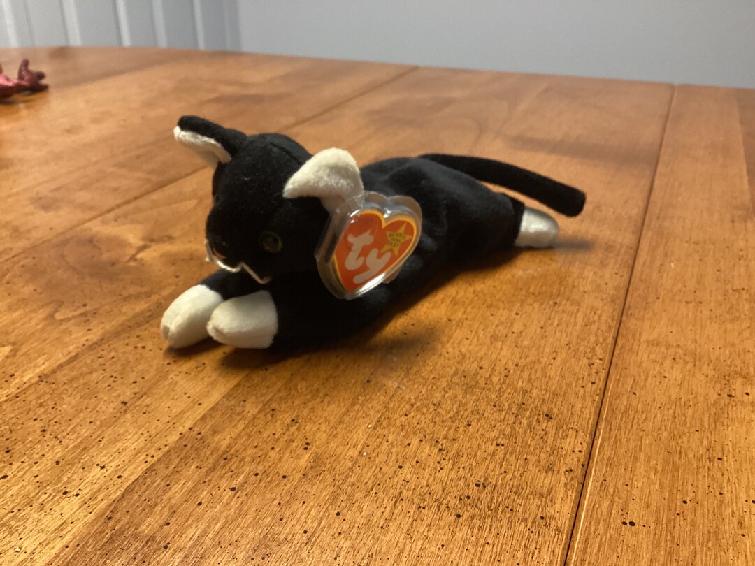 Ty Beanie Baby Zip the Black Cat Etsy