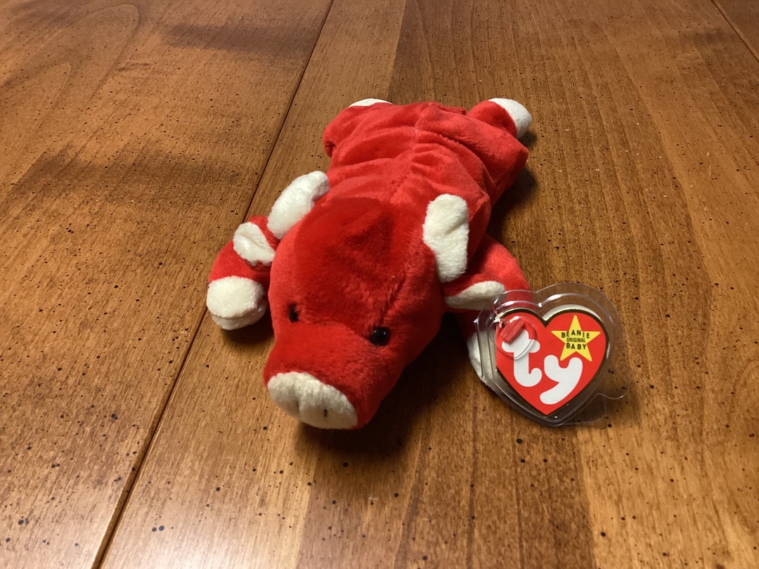 Ty Beanie Baby, Snort the Bull - Etsy