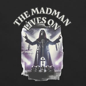 Ozzy Osbourne Tribute Shirt – The Madman Lives On Tee | Limited Edition Memorial Shirt | Vintage Rock Tee | RIP Ozzy | VonKittin
