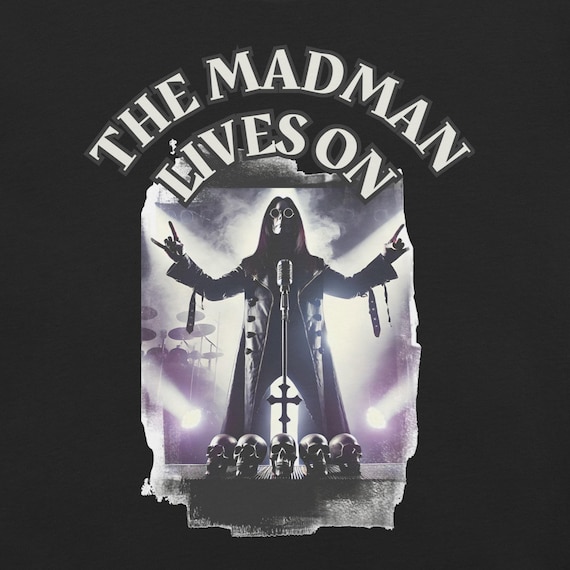 Ozzy Osbourne Tribute Shirt – The Madman Lives On Tee | Limited Edition Memorial Shirt | Vintage Rock Tee | RIP Ozzy | VonKittin