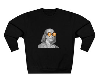 Bitcoin Meme Crewneck Sweatshirt... BTC Meme, grappige hoody, crypto hoodie, meme sweatshirt, crypto sweatshirt, doge, bitcoin sweatshirt