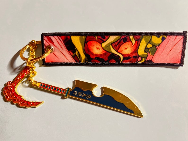 READ DESC Slayer Tengen Weapons Keychain Demon Anime Inspired Anime
