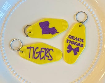 Louisiana State Motel Keychain | LSU Tigers Pride