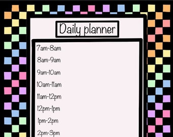 Daily planner
