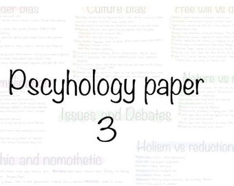 Psychology paper 3 notes, Aggression, AQA