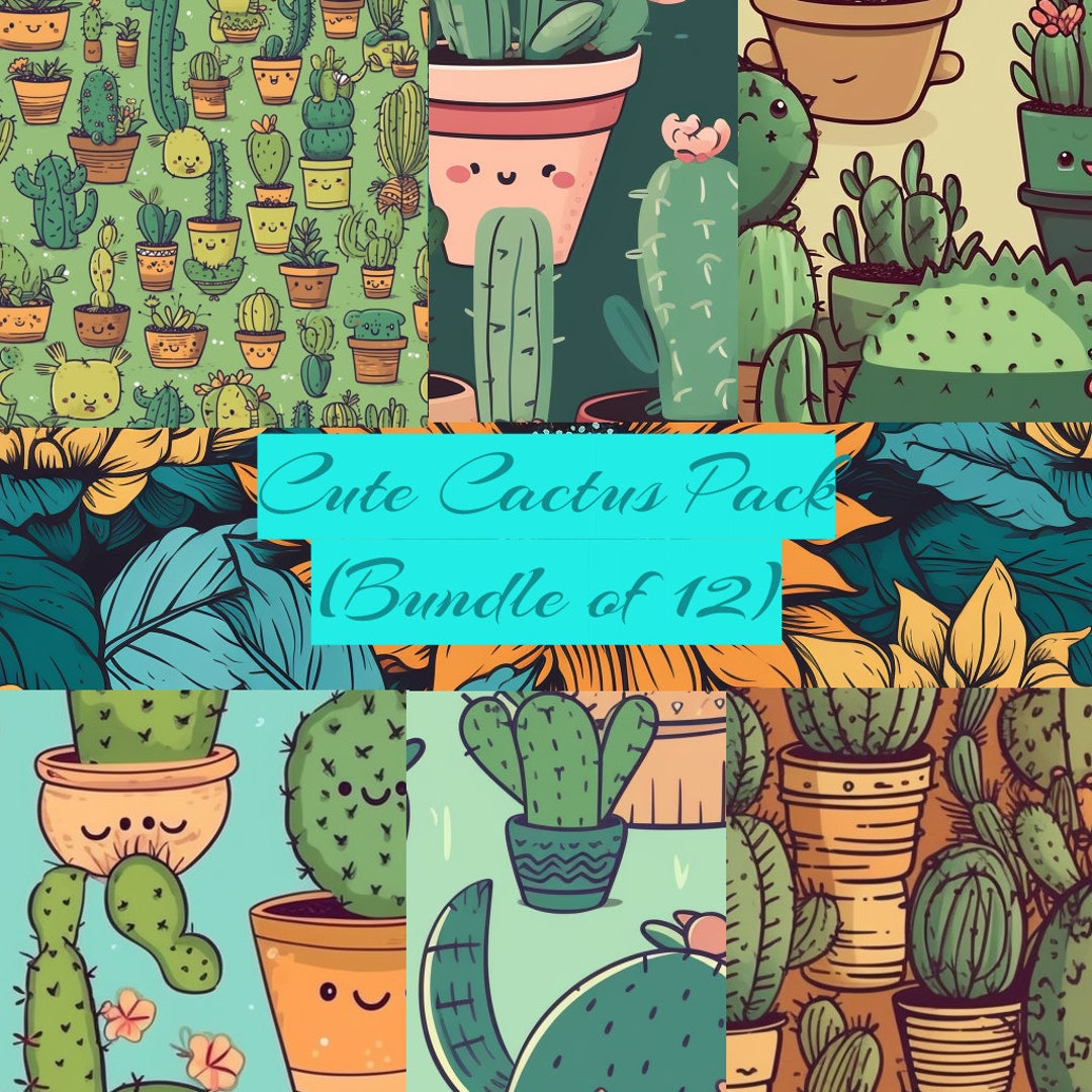 Cute Cactus Patterns - Etsy
