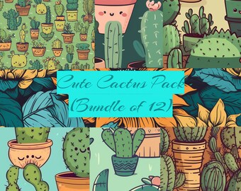 Lindos patrones de cactus