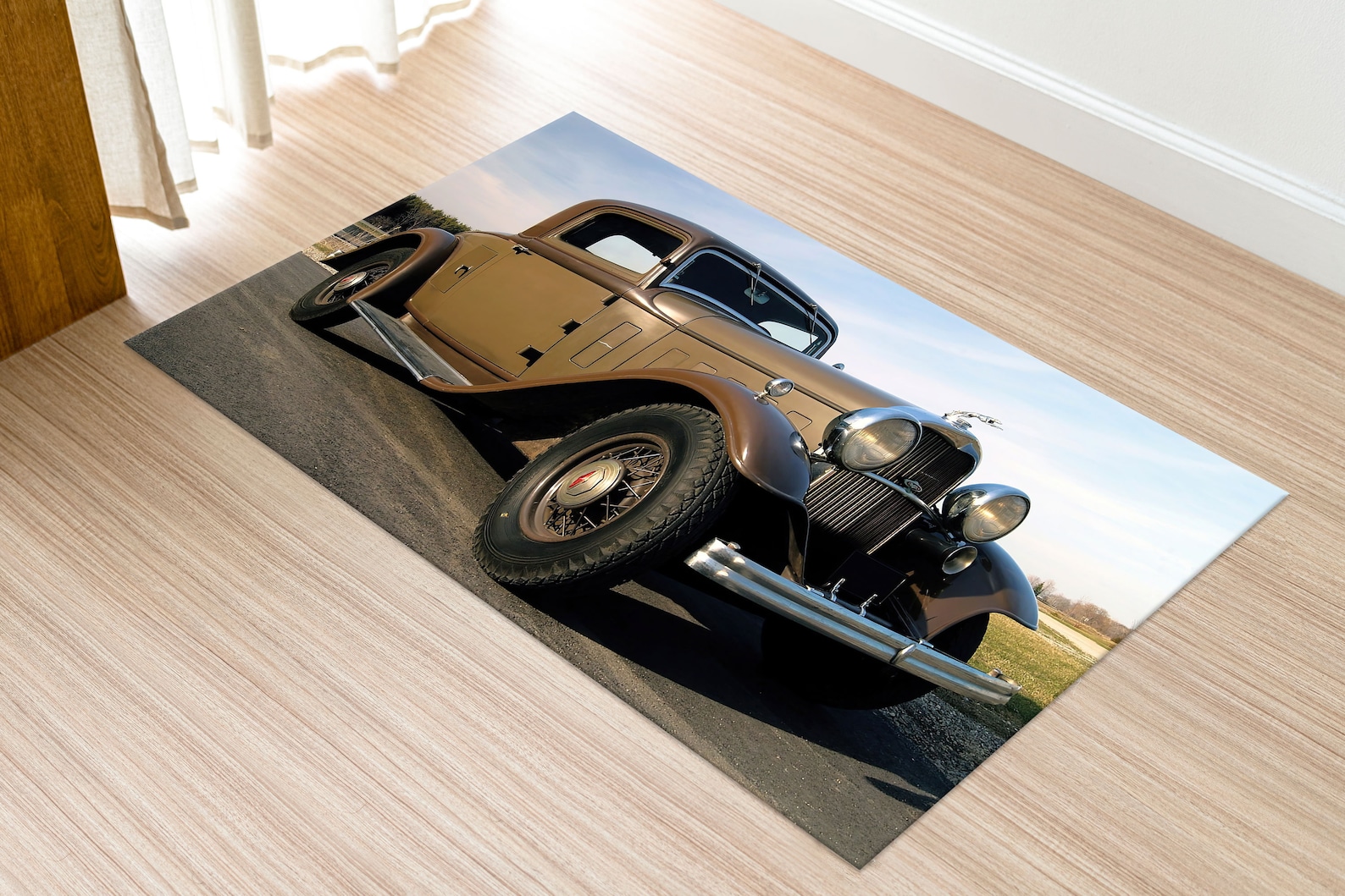 Car Rug Pattern Vintage Car Rugs, Retro Car Rug, Classic Car Rugs, Car Rug, Gift for ...