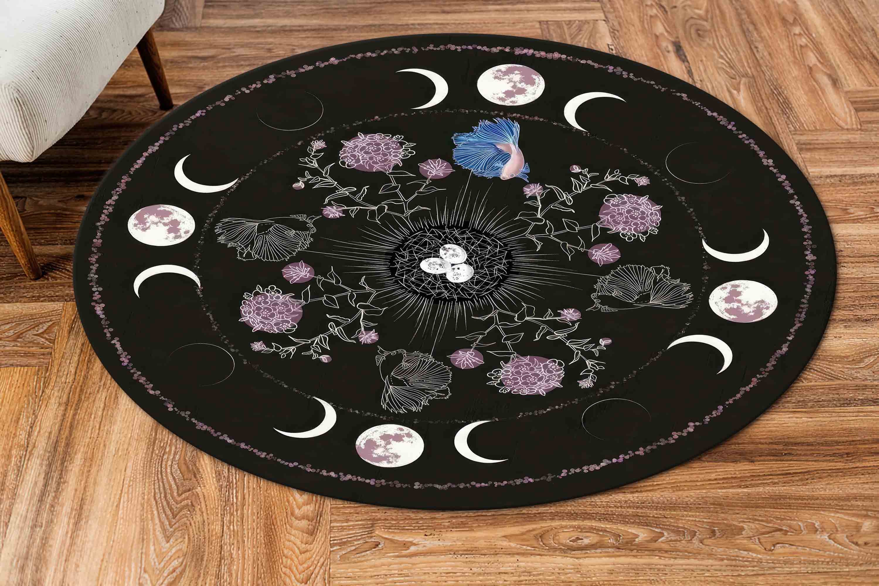Tappeti Moon, tappeto Moon Boho, tappeto Boho, tappeti moderni, tappeto regalo, tappeto per corridoio, tappetino per auto, tappeto antiscivolo, tappet